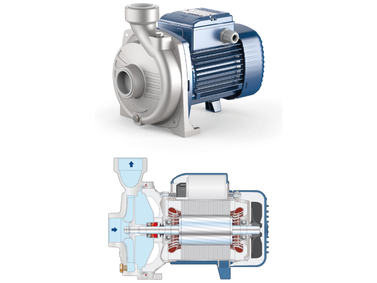 Pompa de apa din INOX cu rotor deschis Pedrollo PRO-NGAm1A