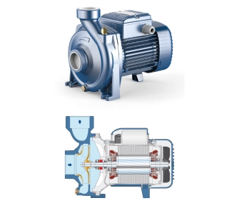 Pompa electrica centrifuga de capacitate medie Pedrollo HFm 70B