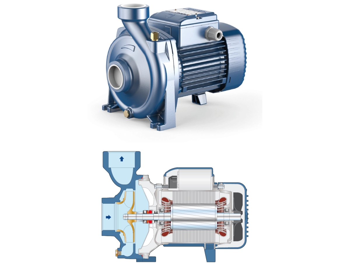 Pompa electrica centrifuga de capacitate medie Pedrollo HFm 70B