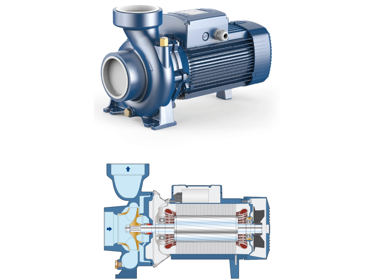 Pompa electrica centrifuga de capacitate medie Pedrollo HF 30B