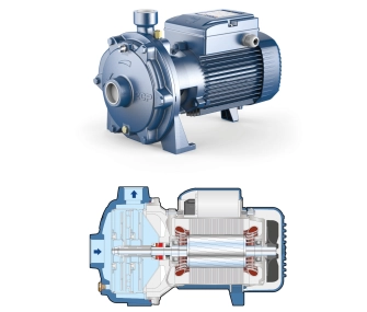 Pompa electrica centrifuga cu doua rotoare Pedrollo 2CPm25/16B (2CP25m/160B)