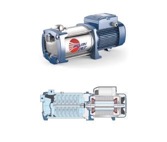 Pompa electrica centrifuga cu mai multe etape Pedrollo PLURIJETm5-200