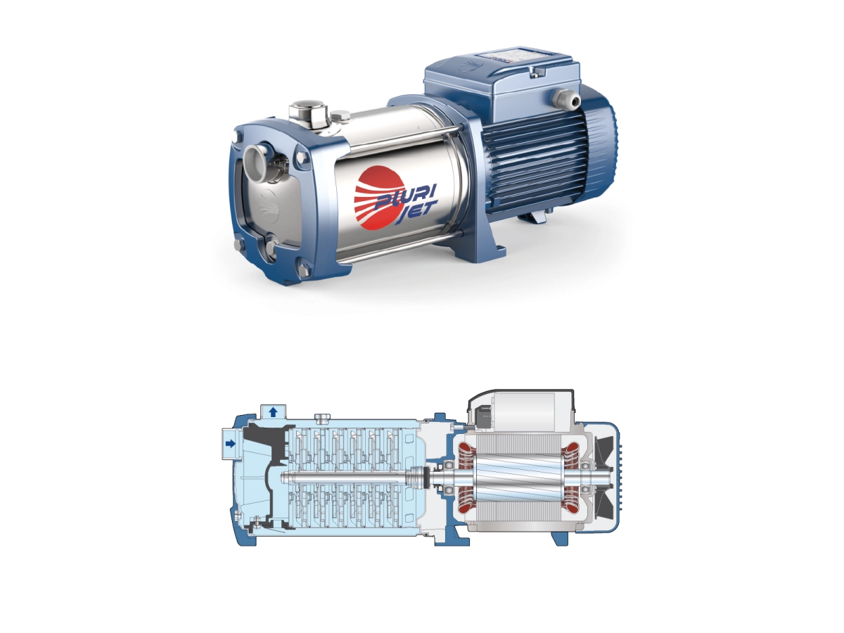 Pompa electrica centrifuga cu mai multe etape Pedrollo PLURIJETm5-200