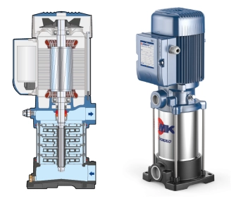 Pompa electrica multietajata verticala Pedrollo MK5/4