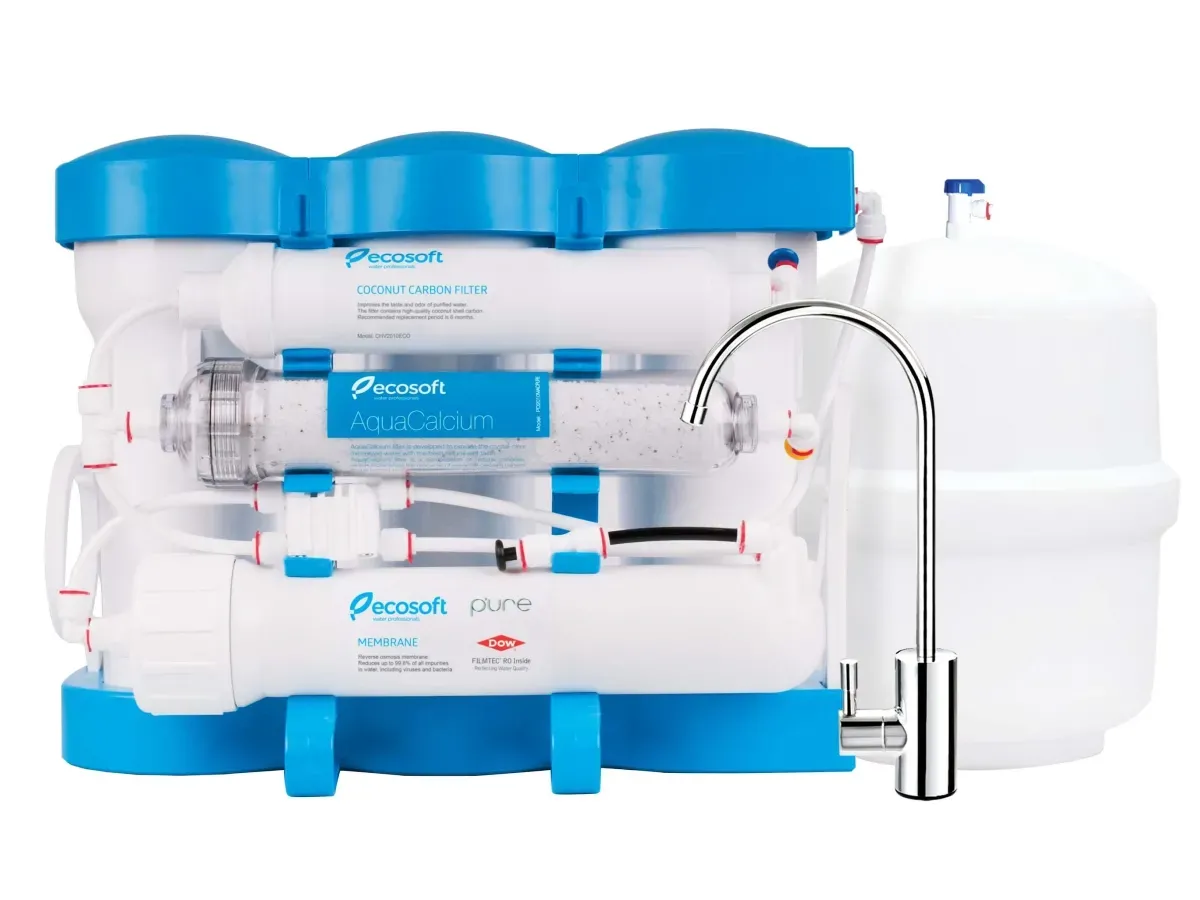 Фильтр обратного осмоса 6-50 ECOSOFT P'URE AQUACALCIUM комплект с минерализатором