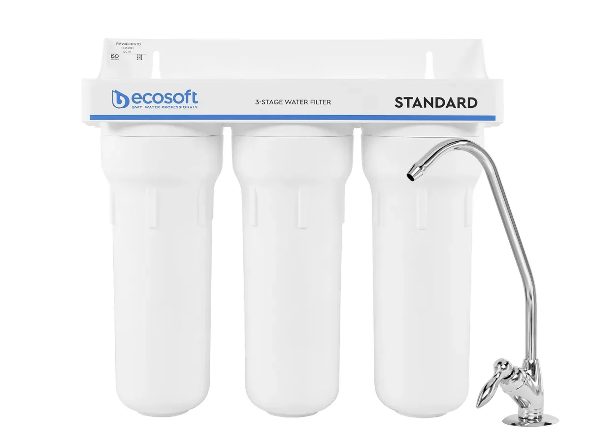 Sistem triplu de purificare a apei ECOSOFT