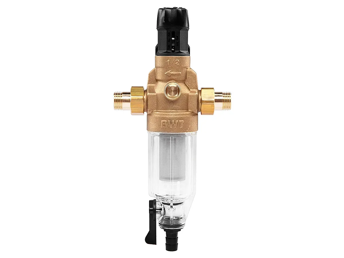 Фильтр для холодной воды с регулятором давления BWT PROTECTOR MINI HWS 1/2" CR, 100 MKM