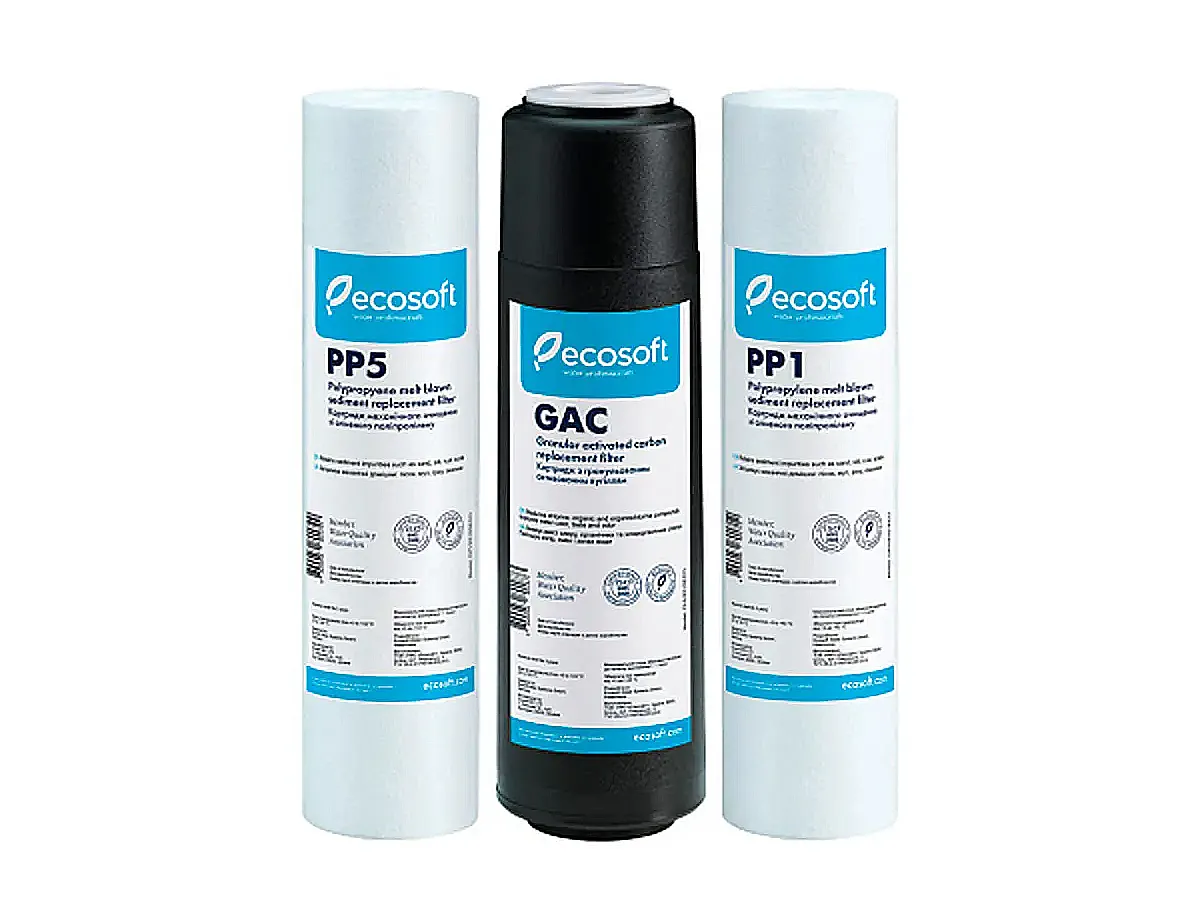 Набор картриджей 1-2-3 ECOSOFT для обратного осмоса