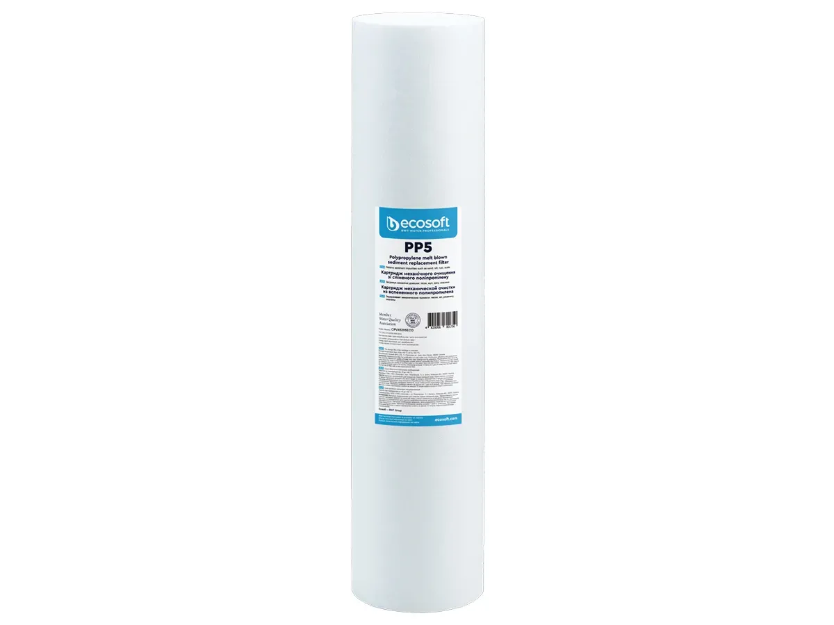 Картридж из вспененного полипропилена ECOSOFT 4,5"x20" 5 МКМ