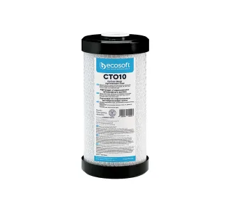 Картридж из прессованного активированного угля CTO ECOSOFT 4,5"x10"
