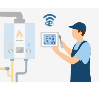 Conectarea termostatului de camera fara fir (WI-FI)