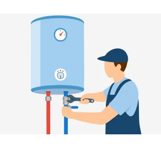 Instalarea boilerului  electric pana la 100 L