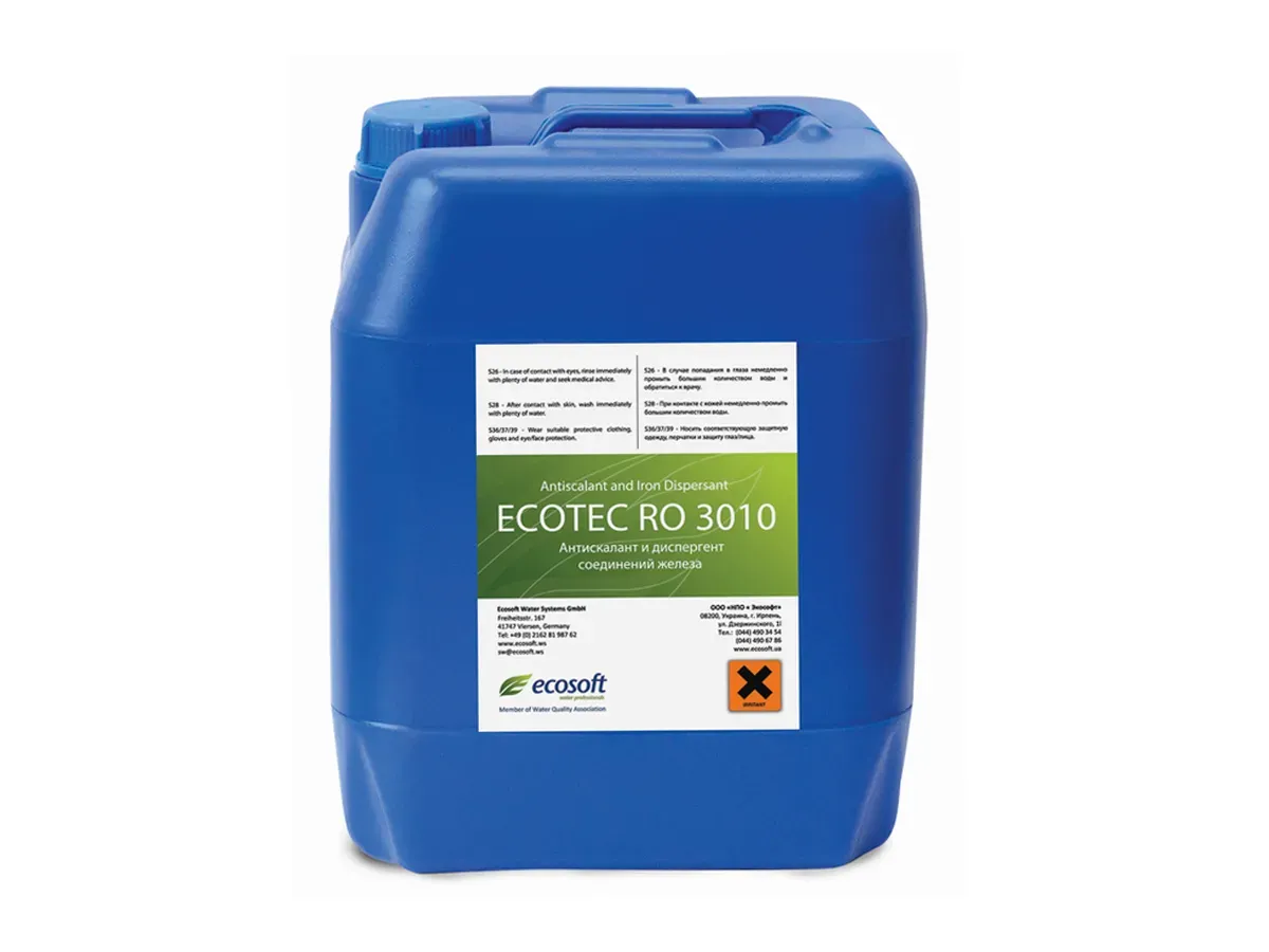 Anticalcant-dispersant ECOSOFT ecotec RO 3010, recipient 10 kg