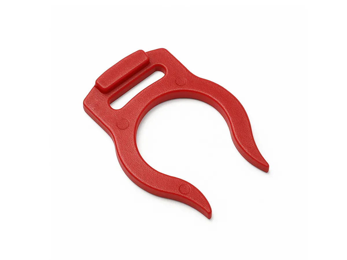 Clip roșu 1/4" pentru fixarea tuburilor