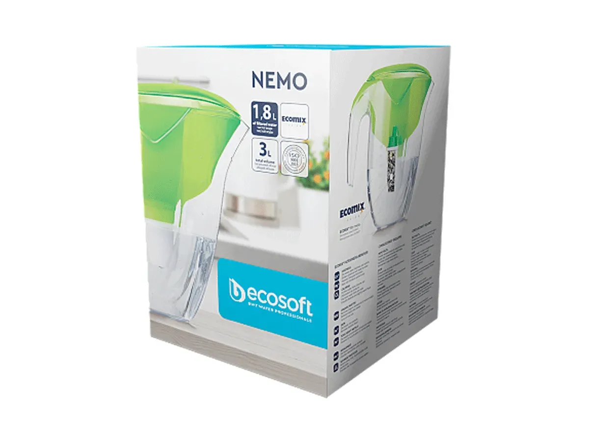 Filtru ECOSOFT NEMO verde + 5 cartușe