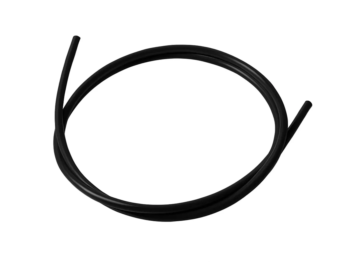 Tub 1/4" negru 1 m