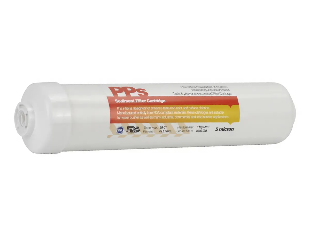 Filtru de curatare mecanica Akuma/Mustang inline PP 5 mkm*2.5''