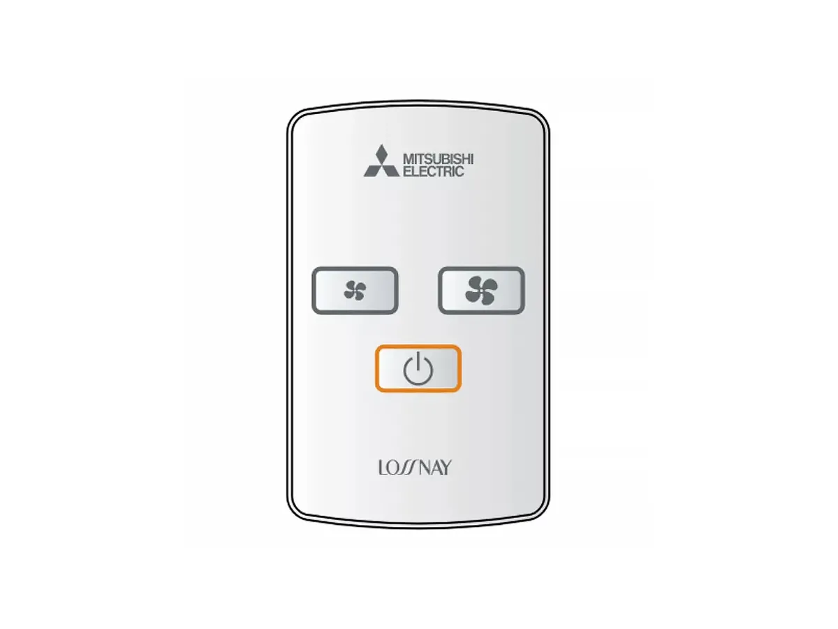 Recuperator de aer cu sistem de ventilație de alimentare și evacuare Mitsubishi Electric LOSSNAY VL-50SR2-E (debit de aer 51 m3/h)