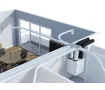 Recuperator de aer cu sistem de ventilație de alimentare și evacuare Mitsubishi Electric VL-350CZPVU2-R-EG (debit de aer 350 m3/h)