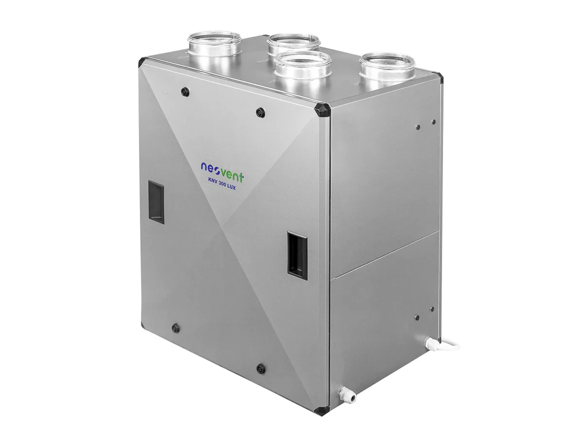 Recuperator de aer cu sistem de ventilație de alimentare și evacuare NEOVENT KNV LUX (debit de aer 840 m³/h)