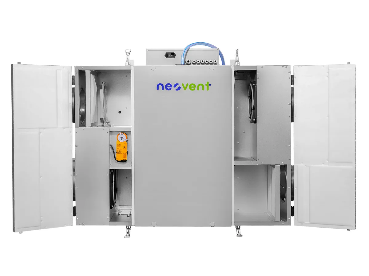 Recuperator de aer cu sistem de ventilație de alimentare și evacuare NEOVENT KNP PERFECT 500 (debit de aer 500 m³/h)