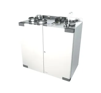 Recuperator de aer cu sistem de ventilație de alimentare și evacuare OSTBERG HERU 160 T EC-y2 LE (debit de aer 659 m³/h)