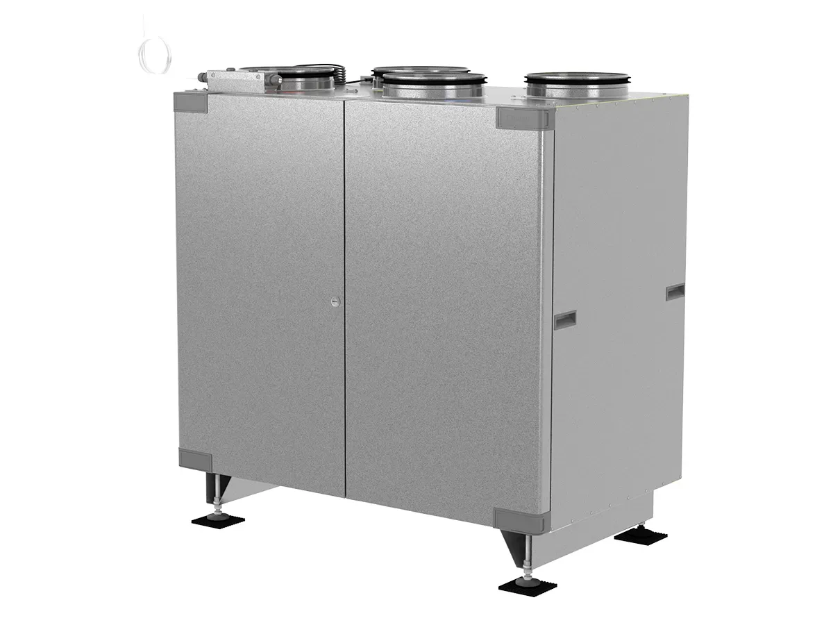 Recuperator de aer cu sistem de ventilație de alimentare și evacuare OSTBERG HERU 300 T EC-y2 LE (debit de aer 1181 m³/h)