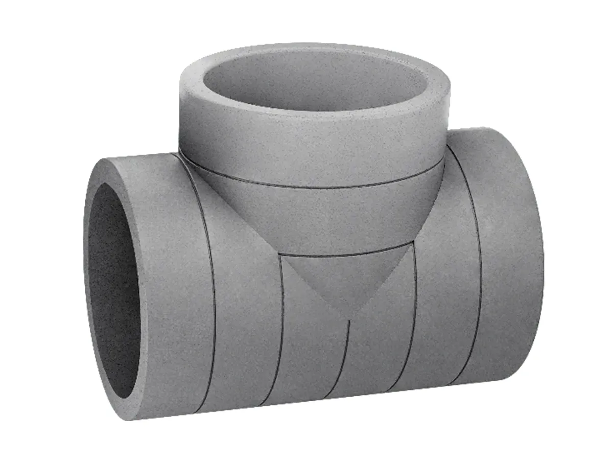 Tee izolate Heatpex ARIA ADURO Ø200 mm pentru ventilatie