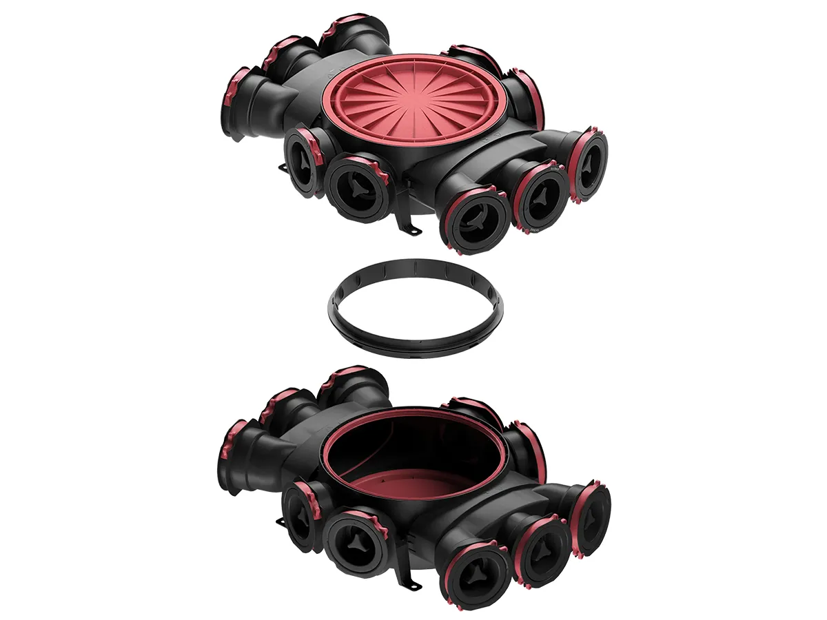 Conector vertical HEATPEX ARIA CONNECT Ø75/90 mm