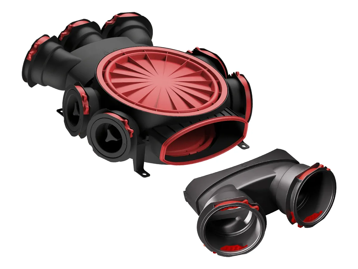 Modul cu doua iesiri HEATPEX ARIA CONNECT 2 x Ø90 mm